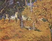 Der Park des Spitals St-Paul in Saint-Remy Vincent Van Gogh